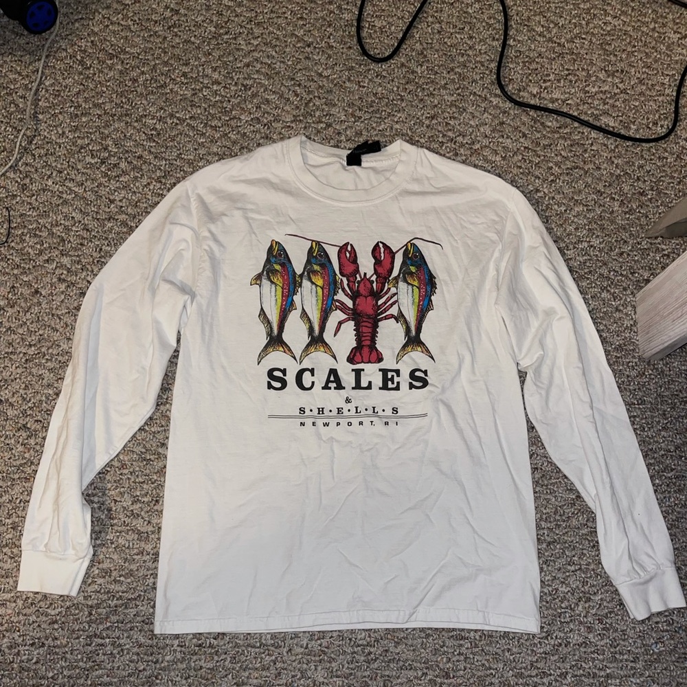 Famous Newport, Rhode Island restaurant scales and shells merch